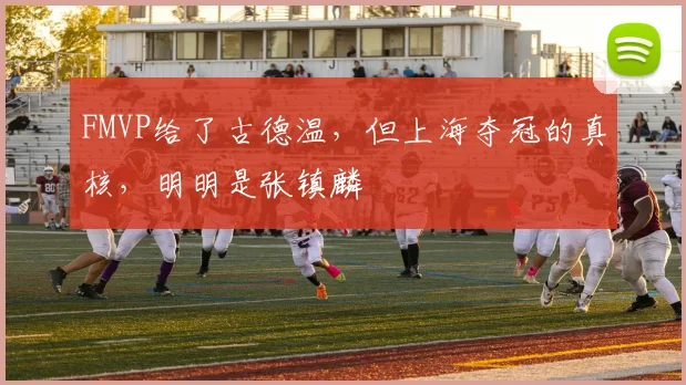 FMVP给了古德温,但上海夺冠的真核,明明是张镇麟