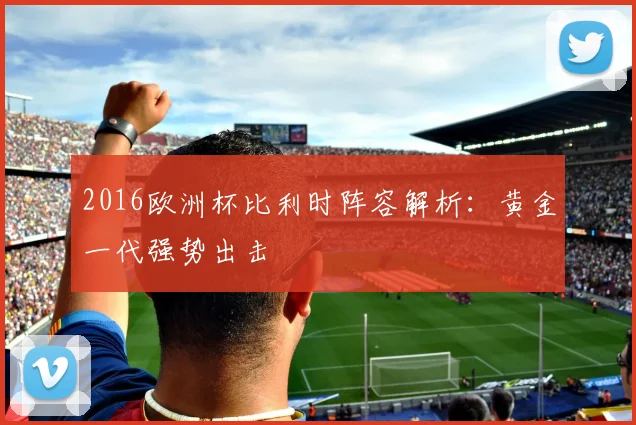 2016欧洲杯比利时阵容解析：黄金一代强势出击